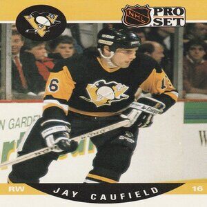 Jay Caufield - 1990 Pro Set Hockey Card
